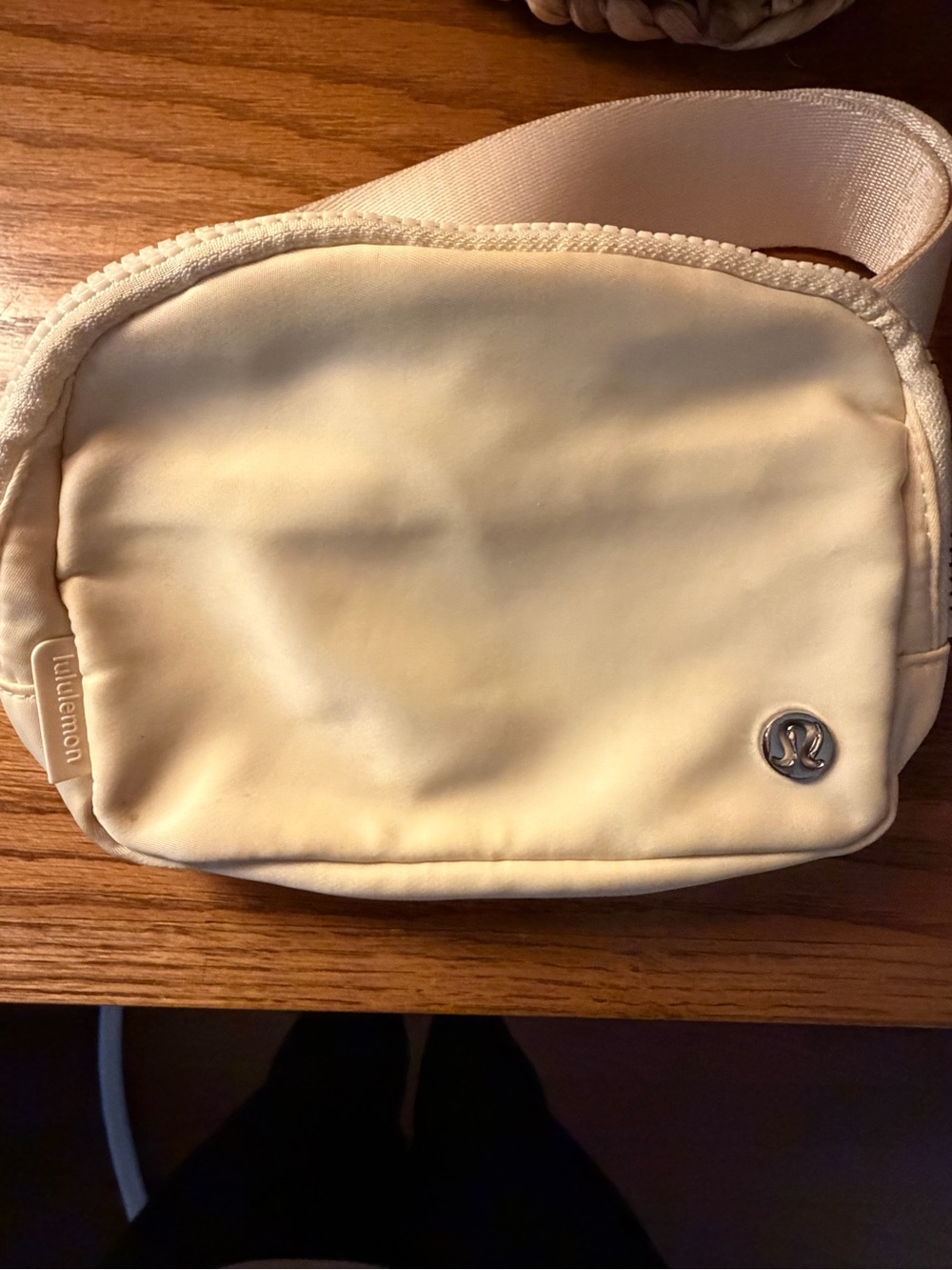 lululemon athletica Light Cream Belt Bag